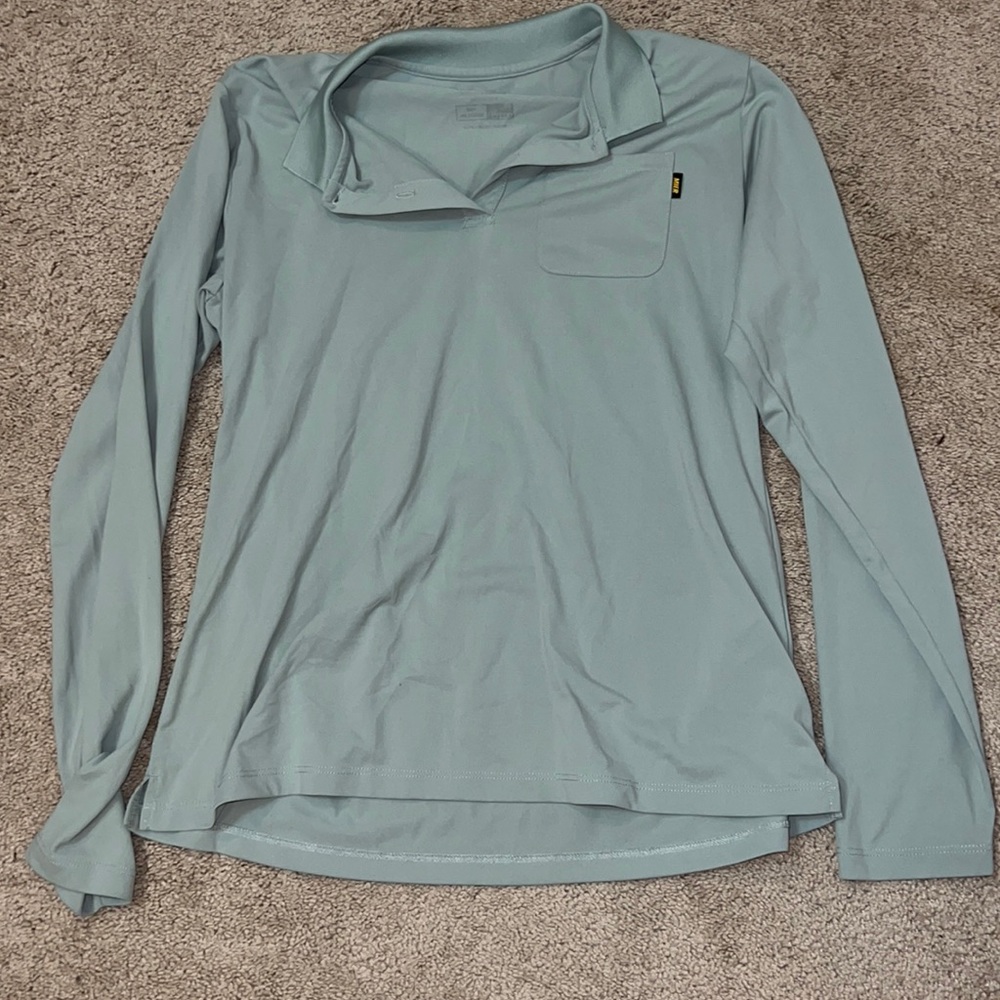 SAGE GREEN DRI FIT POLI
